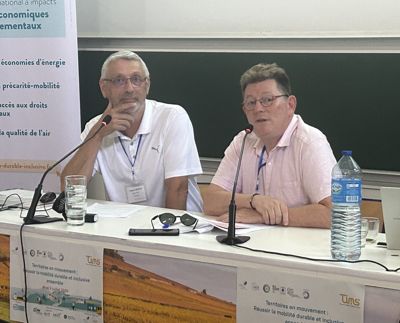 Hugues Menant, vice-président de Mob’In BFC et Jean-Marc Réty, président d’Alterre BFC