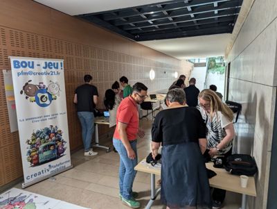 animation avec le BOU-JEU au séminaire national TIMS