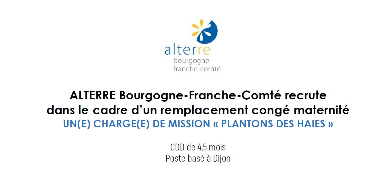 Alterre recherche un.e « chargé.e de mission Plantons des haies »